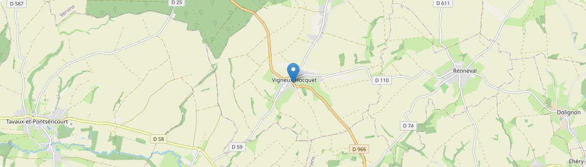 Vigneux-Hocquet - Carte