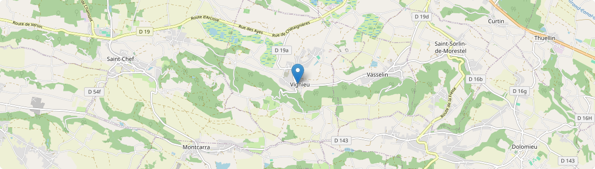 Vignieu - Carte