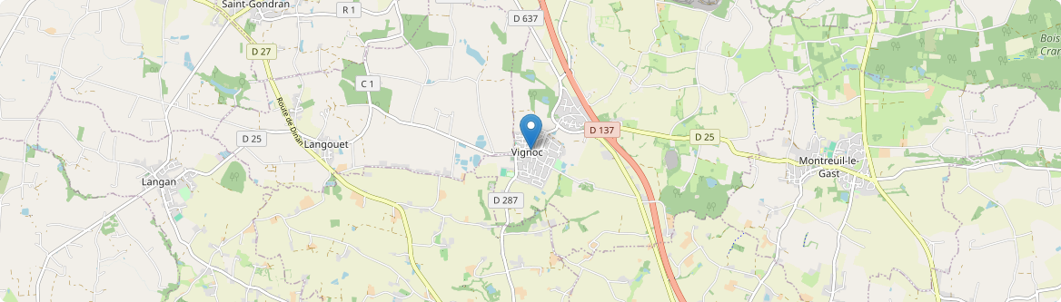 Vignoc - Carte
