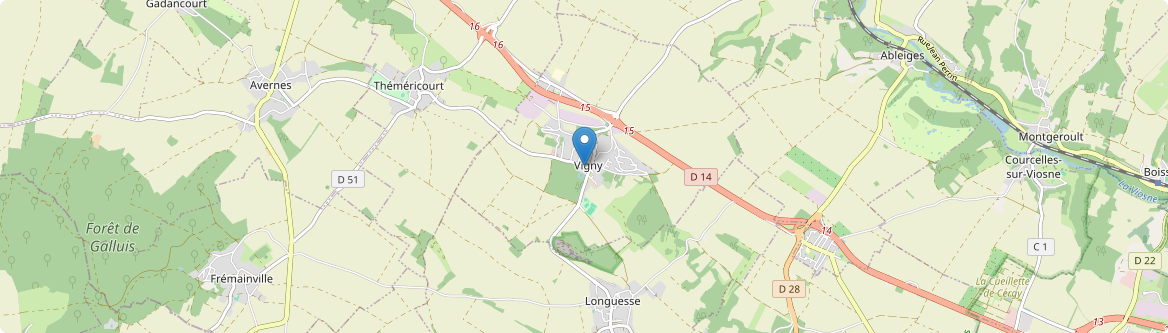 Vigny - Carte