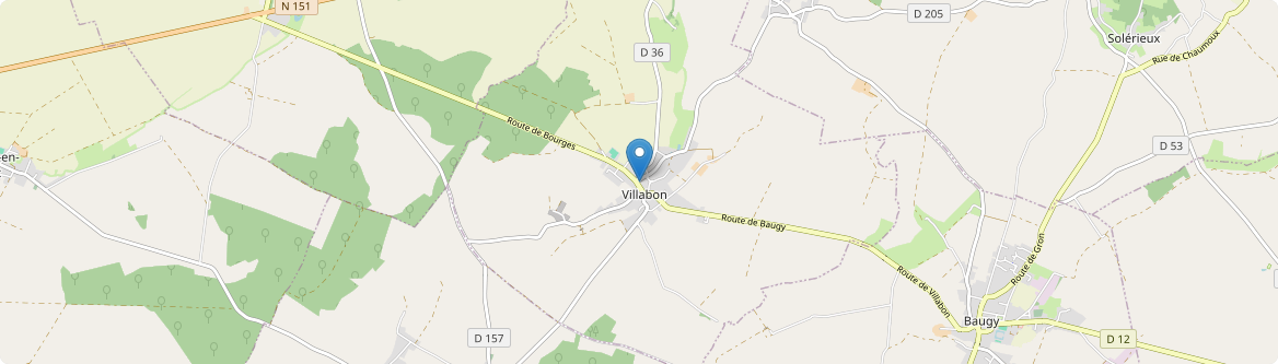 Villabon - Carte