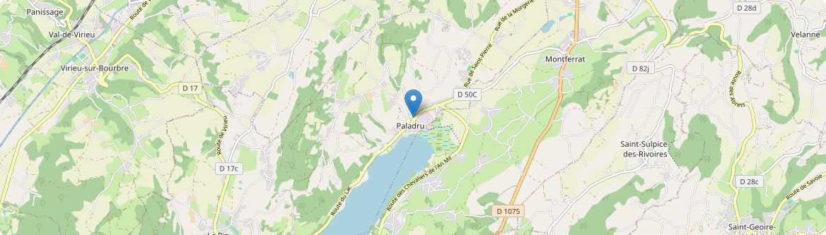 Villages du Lac de Paladru - Carte