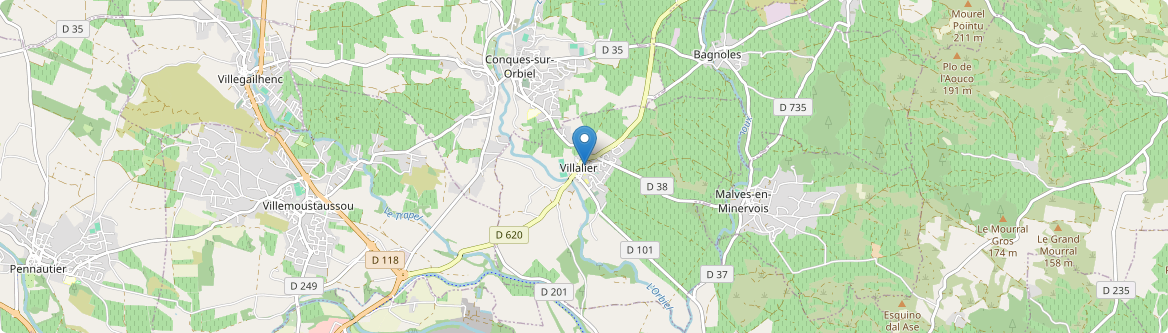 Villalier - Carte