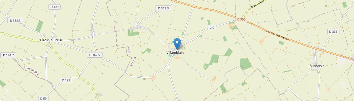 Villamblain - Carte