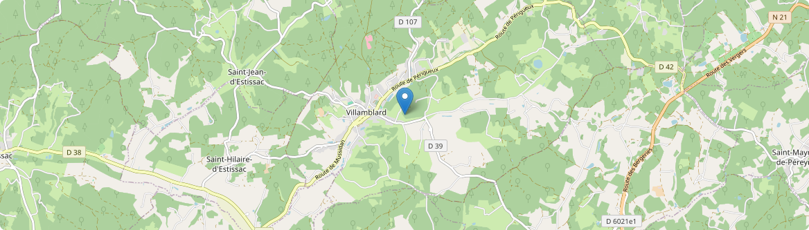 Villamblard - Carte