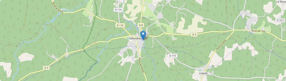 Villandraut - Carte