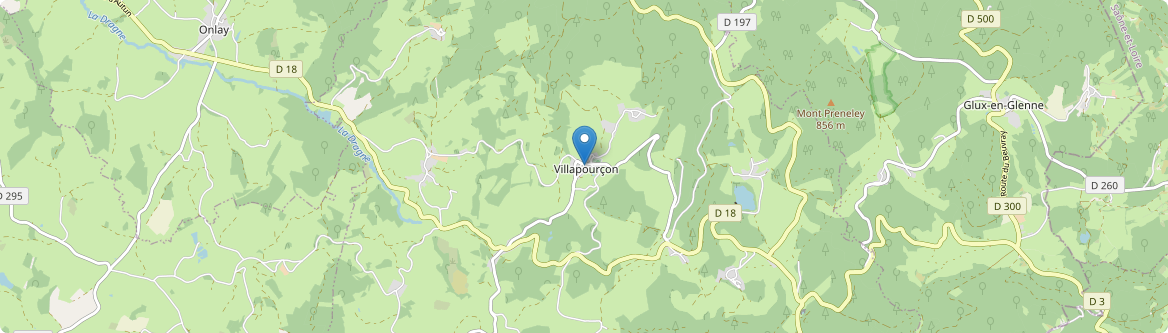 Villapourçon - Carte