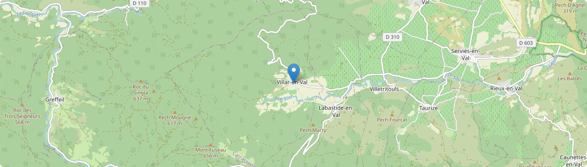 Villar-en-Val - Carte