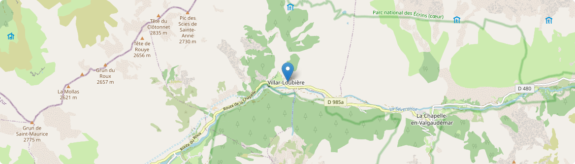 Villar-Loubière - Carte