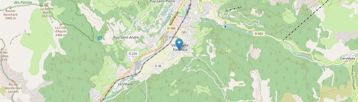 Villar-Saint-Pancrace - Carte