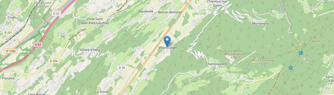 Villard-Léger - Carte