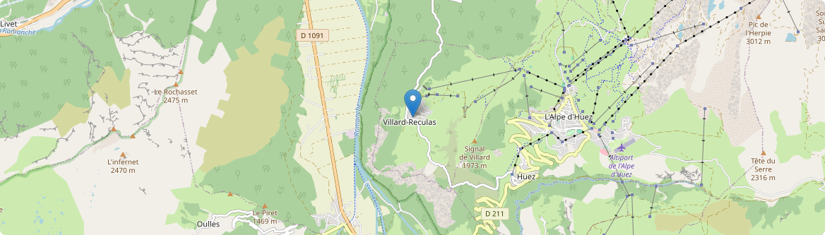 Villard-Reculas - Carte