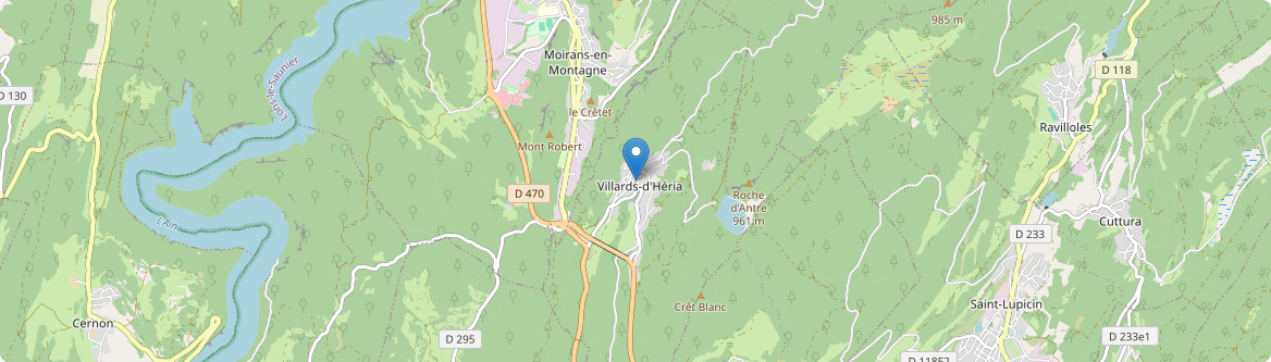 Villards-d'Héria - Carte