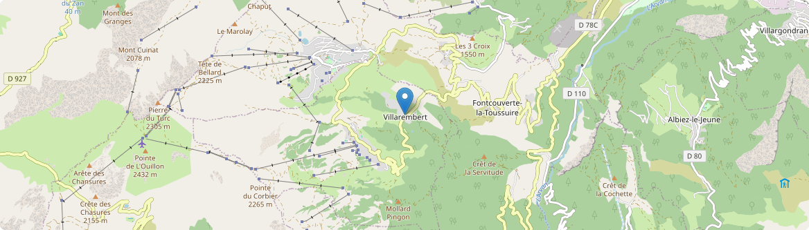 Villarembert - Carte