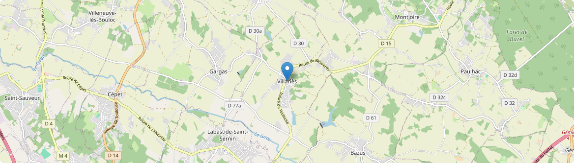 Villariès - Carte
