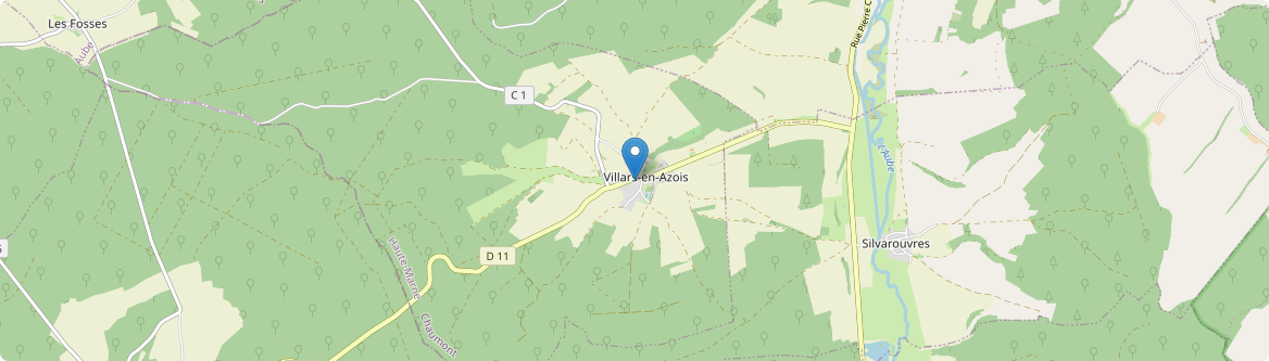 Villars-en-Azois - Carte