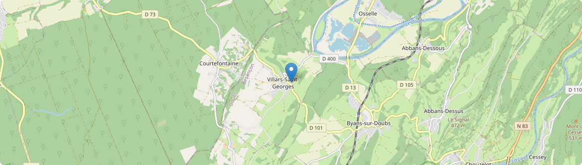 Villars-Saint-Georges - Carte