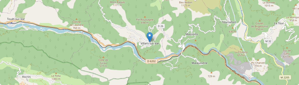 Villars-sur-Var - Carte