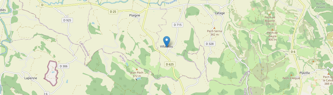 Villautou - Carte