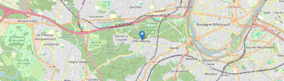 Ville-d'Avray - Carte