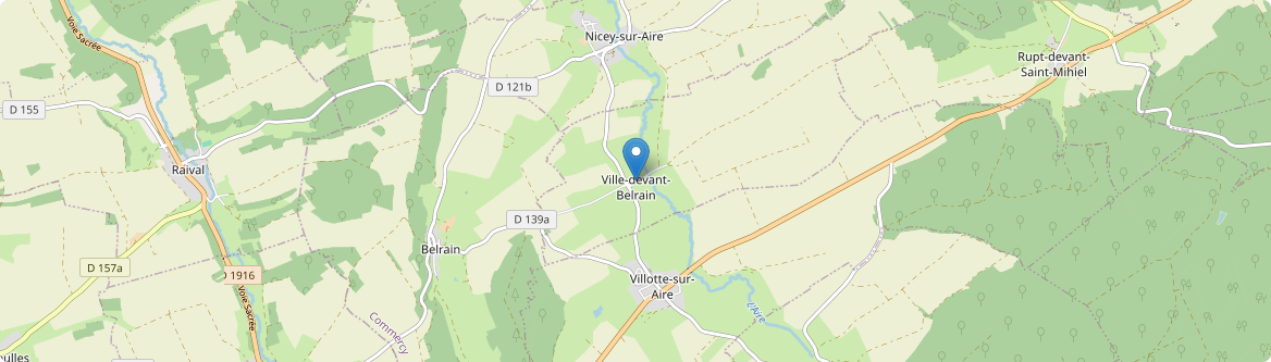 Ville-devant-Belrain - Carte