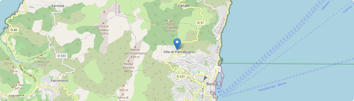 Ville-di-Pietrabugno - Carte