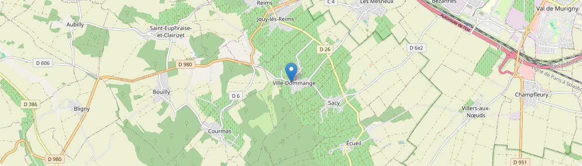 Ville-Dommange - Carte