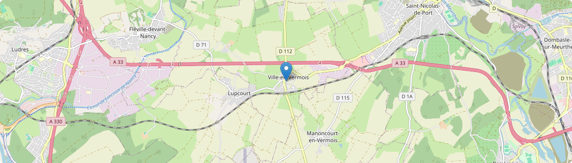 Ville-en-Vermois - Carte