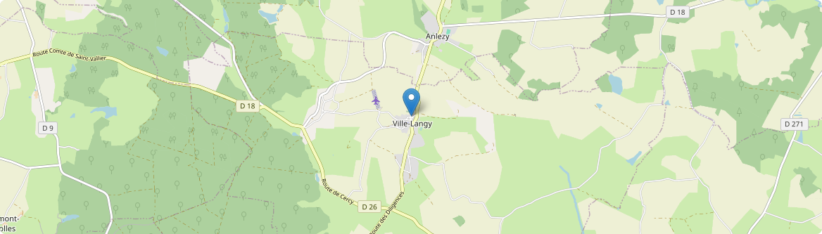 Ville-Langy - Carte