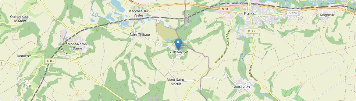 Ville-Savoye - Carte