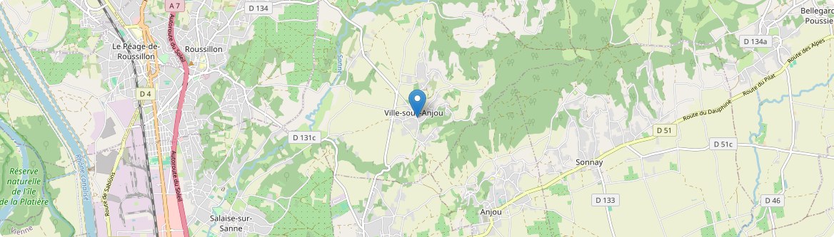 Ville-sous-Anjou - Carte