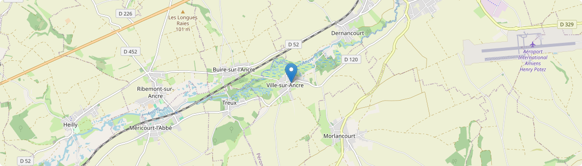 Ville-sur-Ancre - Carte