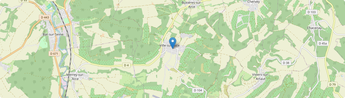 Ville-sur-Arce - Carte