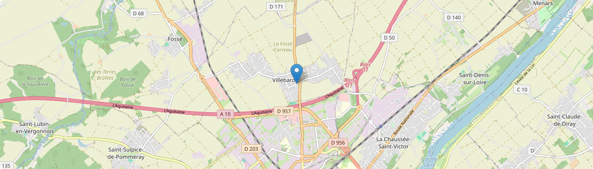 Villebarou - Carte