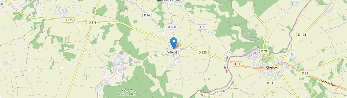 Villebéon - Carte