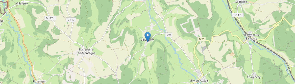 Villeberny - Carte