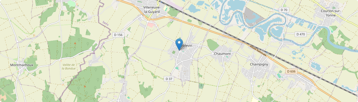 Villeblevin - Carte