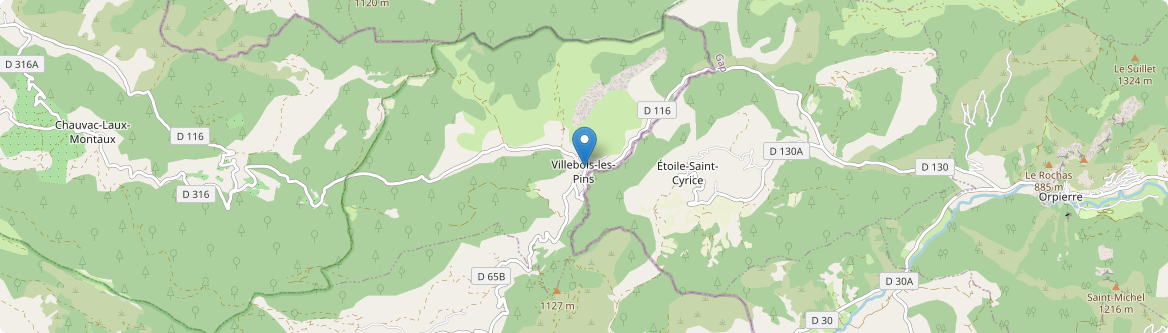 Villebois-les-Pins - Carte