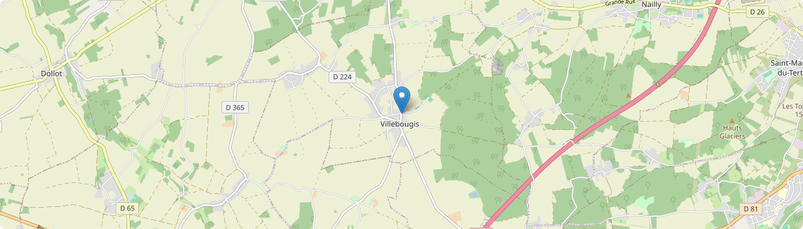 Villebougis - Carte
