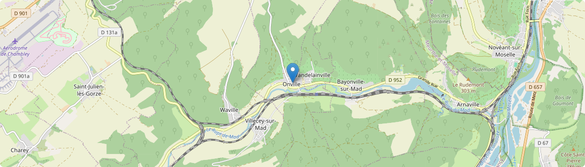 Villecey-sur-Mad - Carte