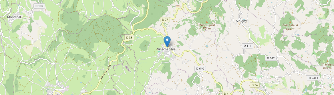 Villechenève - Carte