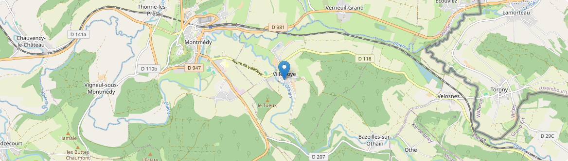 Villécloye - Carte