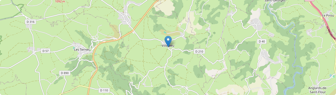 Villedieu - Carte