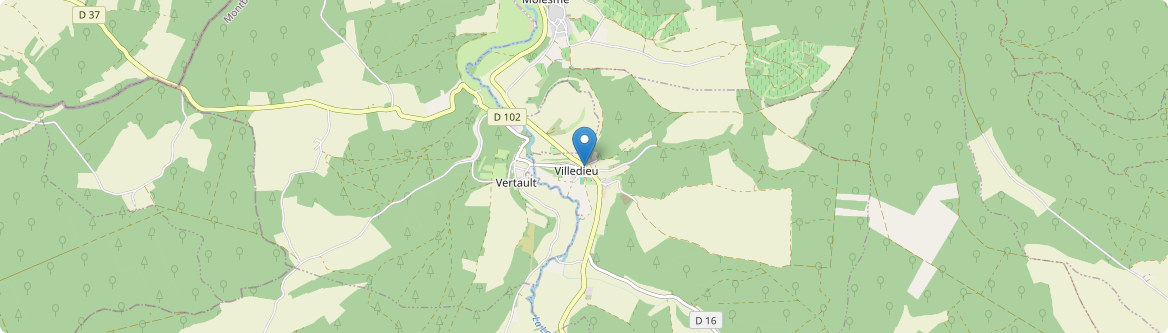 Villedieu - Carte