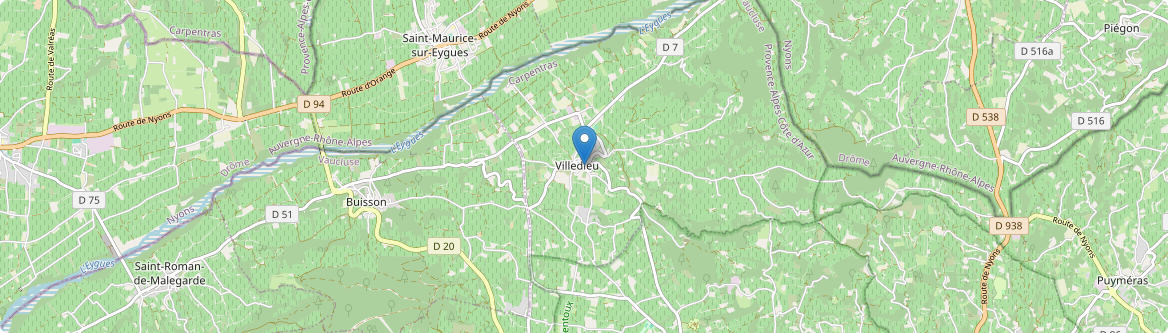 Villedieu - Carte