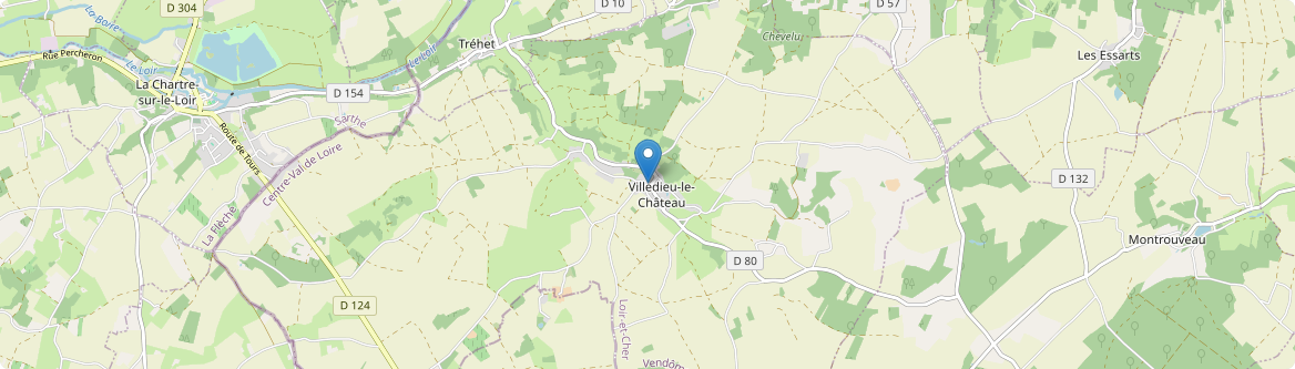 Villedieu-le-Château - Carte
