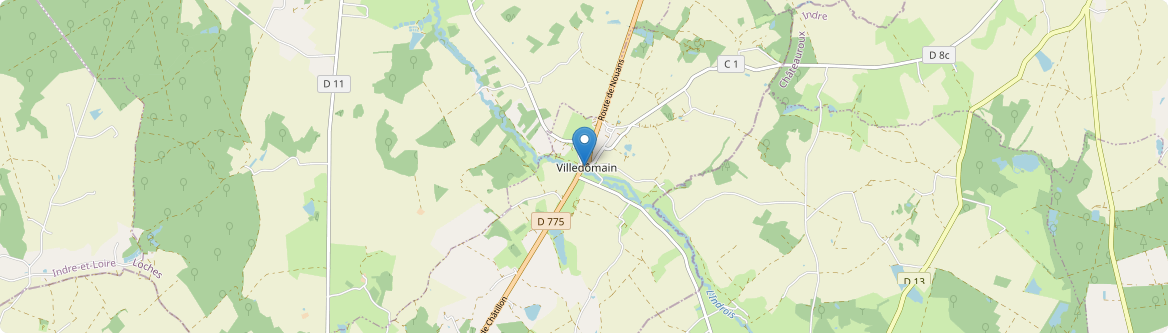 Villedômain - Carte