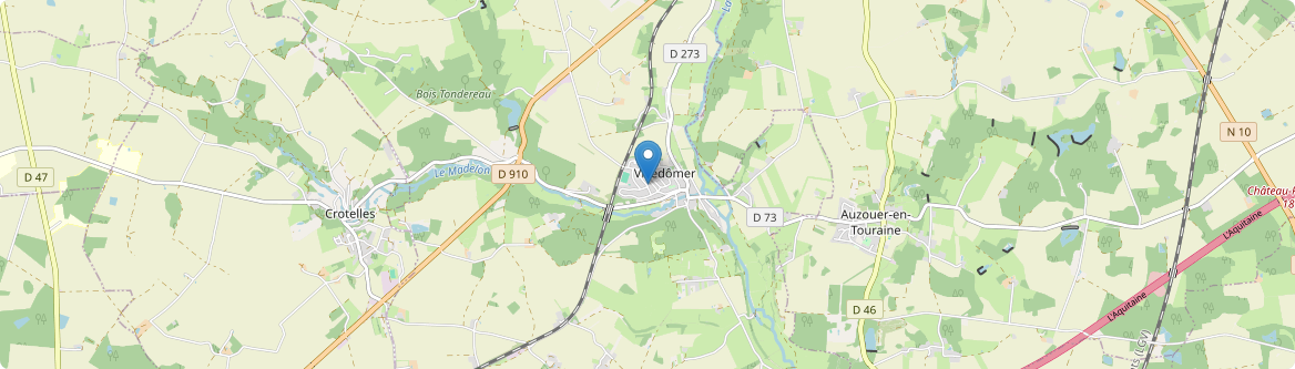Villedômer - Carte