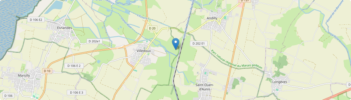 Villedoux - Carte