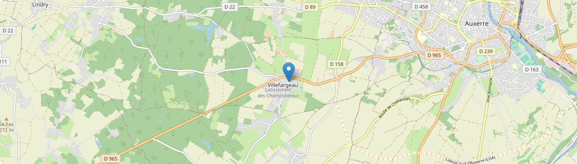 Villefargeau - Carte